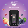 Iget dual 2100 puff berkualitas baik